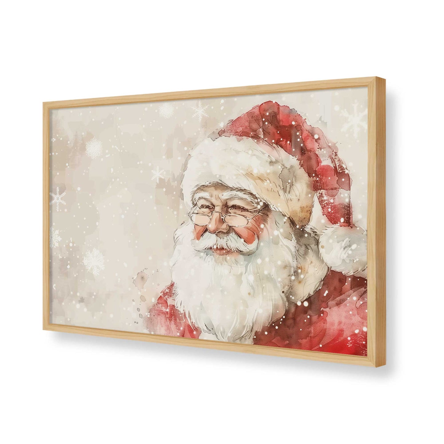 [Color:American Maple], Picture of art in a American Maple frame of the corner