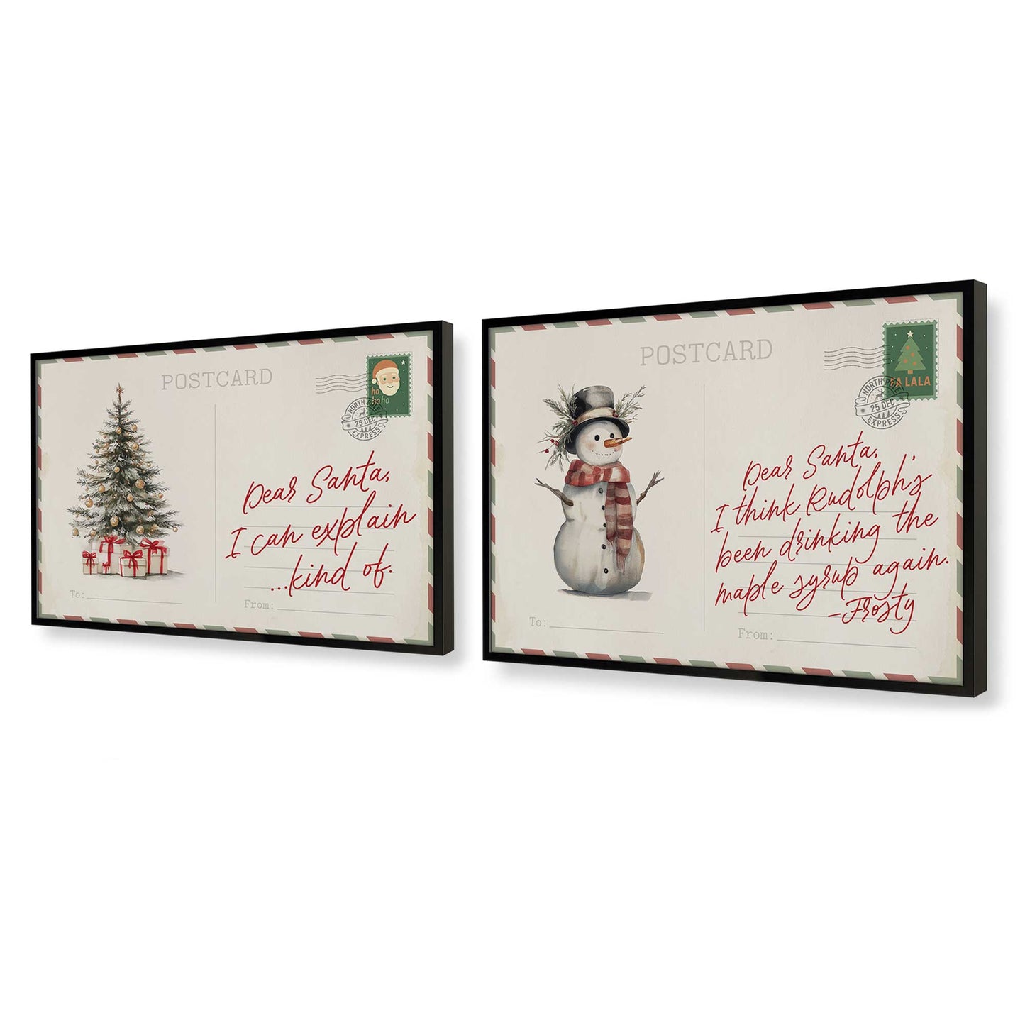 [Color:Satin Black], Picture of art in a Satin Black frame at an angle