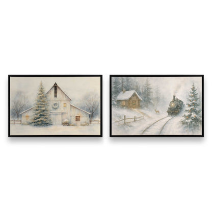 [Color:Satin Black], Picture of art in a Satin Black frame