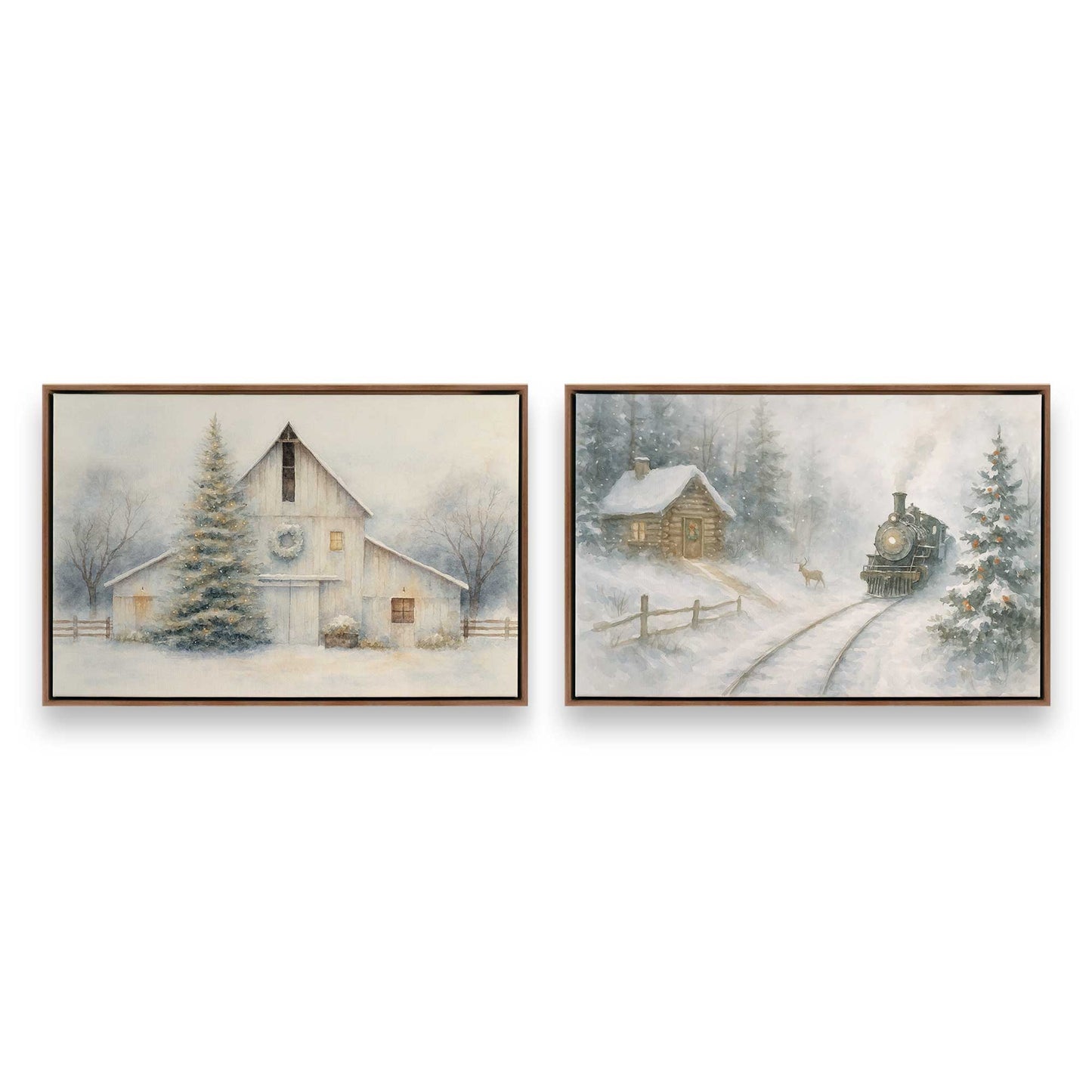 [Color:Walnut], Picture of art in a Walnut frame