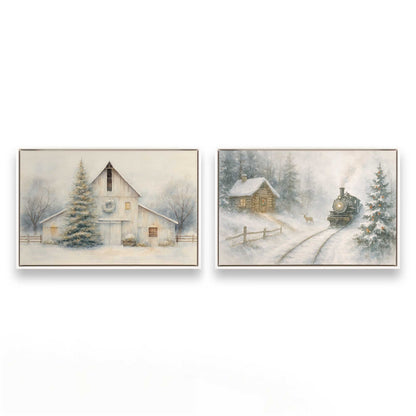 [Color:Opaque White], Picture of art in a White frame