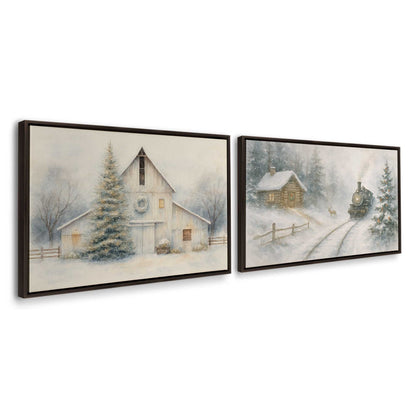 [Color:Espresso], Picture of art in an espresso frame at an angle