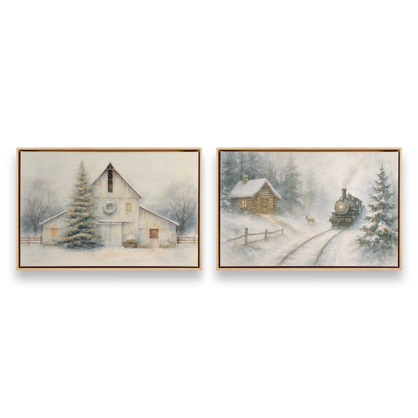 [Color:American Maple], Picture of art in a American Maple frame