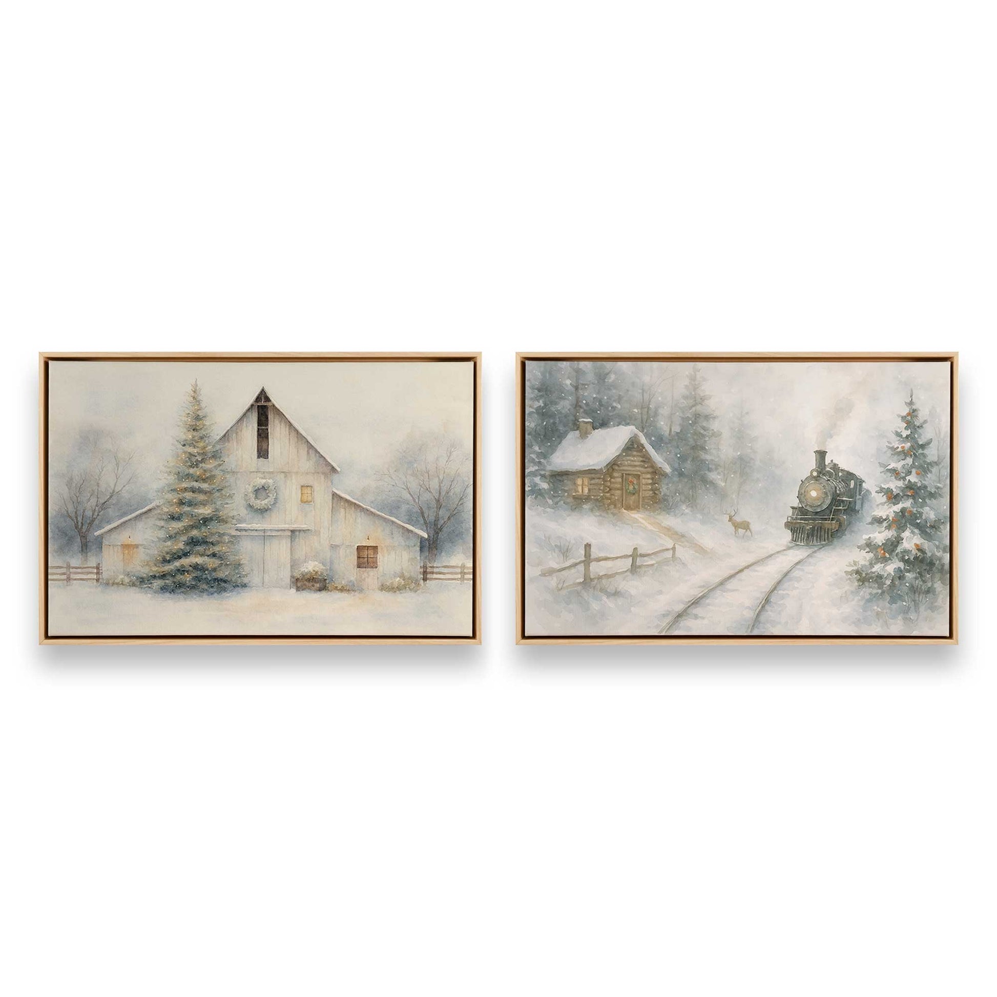 [Color:American Maple], Picture of art in a American Maple frame