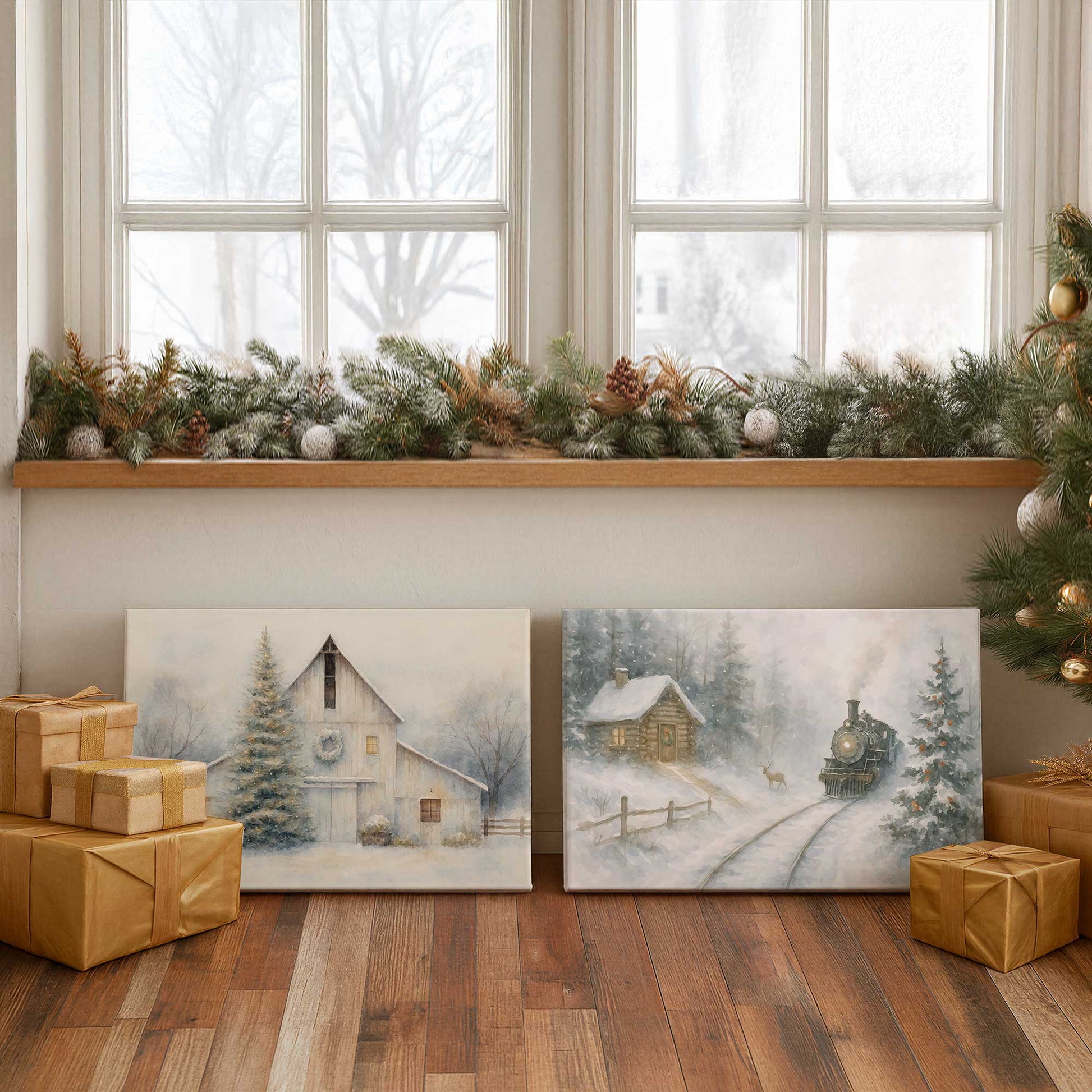 [Color:Opaque White], Picture of art in a White frame