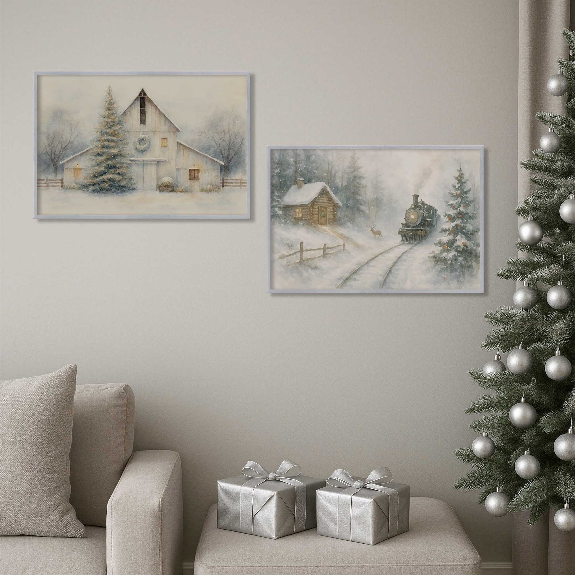 [Color:American Maple], Picture of art in a American Maple frame