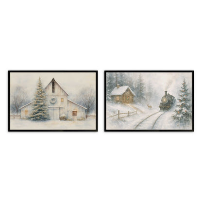 [Color:Satin Black], Picture of art in a Satin Black frame