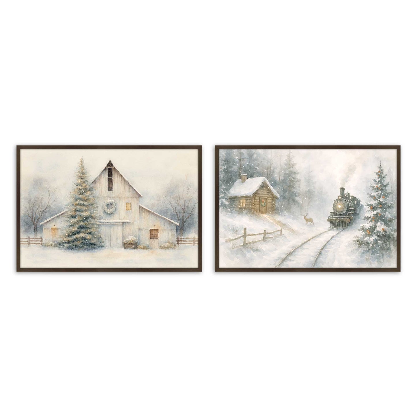 [Color:Belvinder Brown], Picture of art in a Belvinder Brown frame