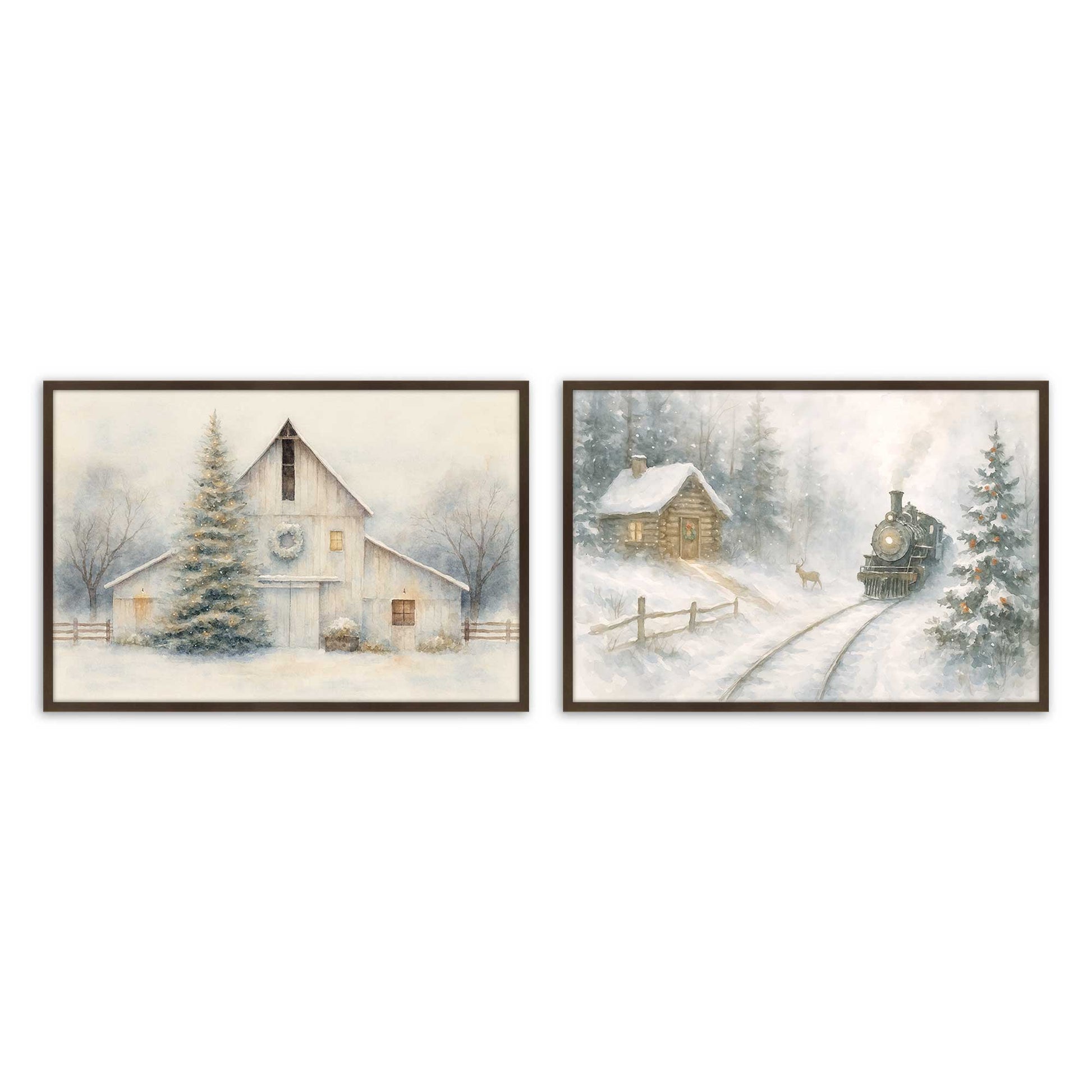 [Color:Belvinder Brown], Picture of art in a Belvinder Brown frame