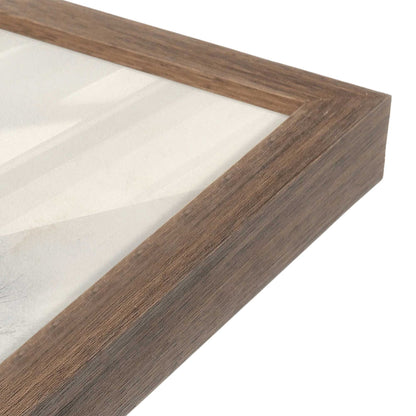 [Color:Walnut], Picture of art in a Walnut frame of the corner