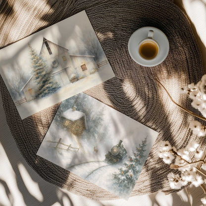 [color:Rolled Print], Picture of art in a room