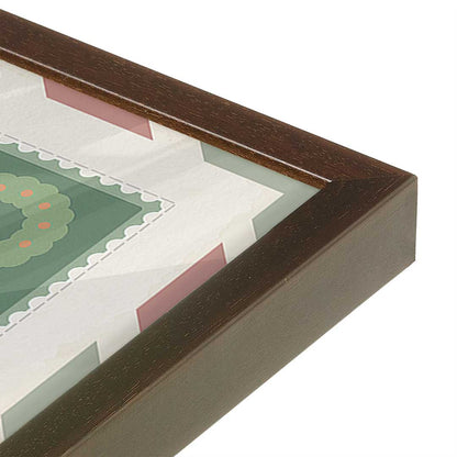 [Color:Belvinder Brown], Picture of art in a Belvinder Brown frame of the corner