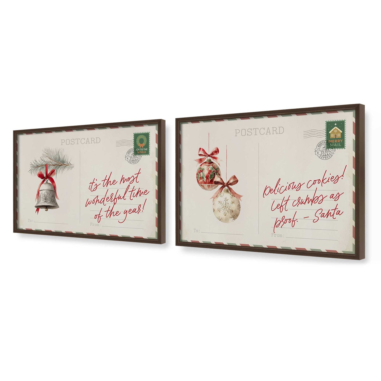 [Color:Belvinder Brown], Picture of art in a Belvinder Brown frame at an angle