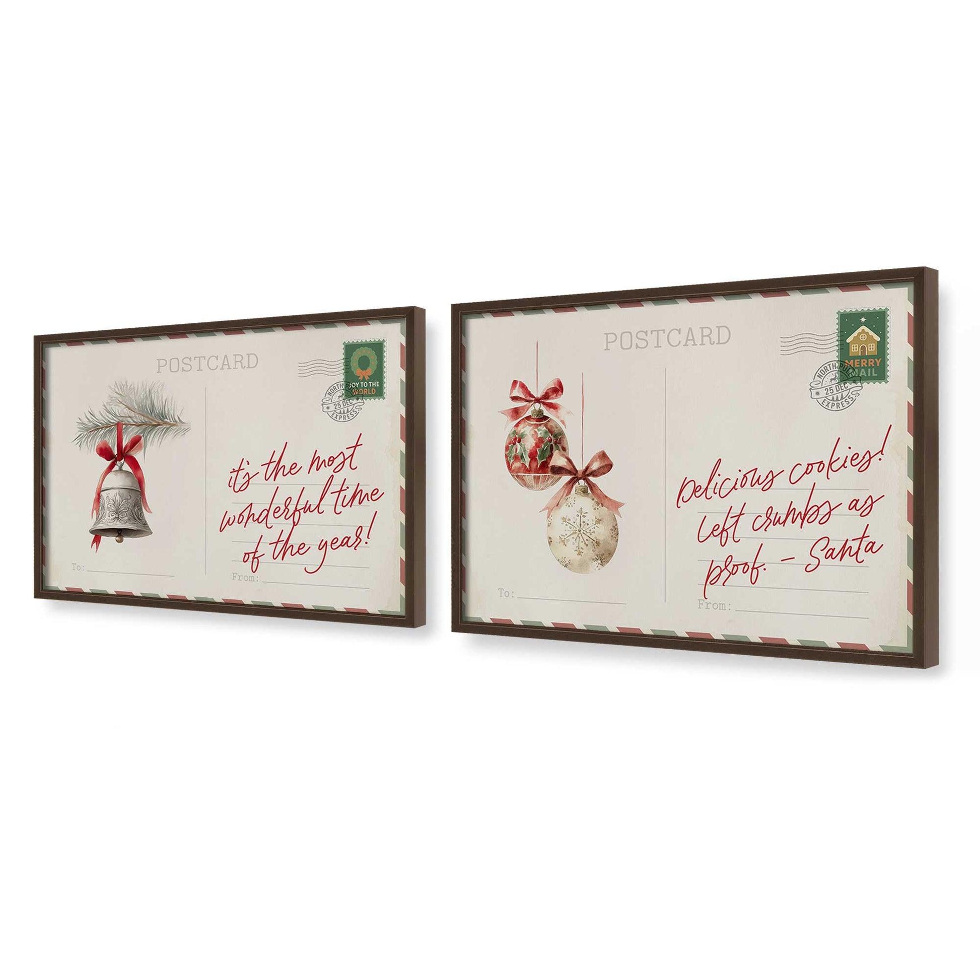 [Color:Belvinder Brown], Picture of art in a Belvinder Brown frame at an angle