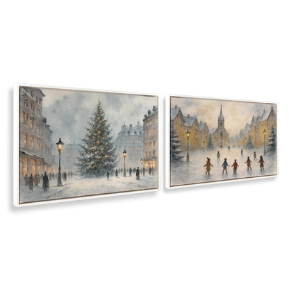 [Color:Opaque White], Picture of art in a White frame at an angle