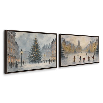 [Color:Espresso], Picture of art in an espresso frame at an angle