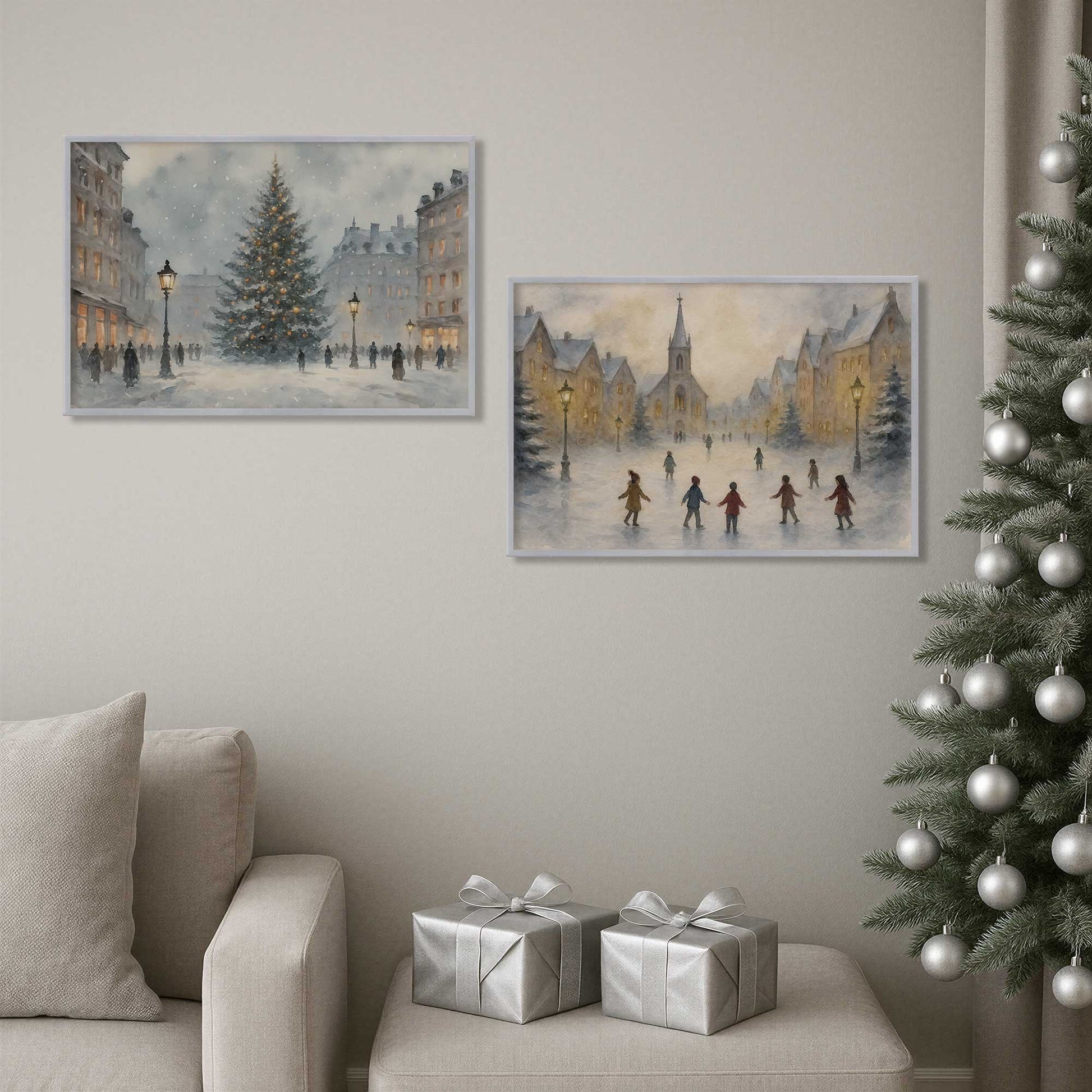 [Color:American Maple], Picture of art in a American Maple frame