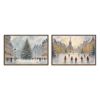 [Color:Walnut], Picture of art in a Walnut frame