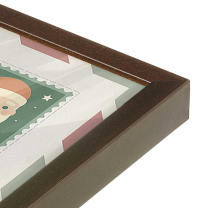 [Color:Belvinder Brown], Picture of art in a Belvinder Brown frame of the corner