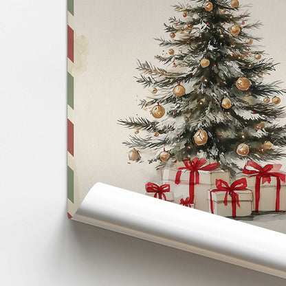 [color:Rolled Print], Picture of art in a room