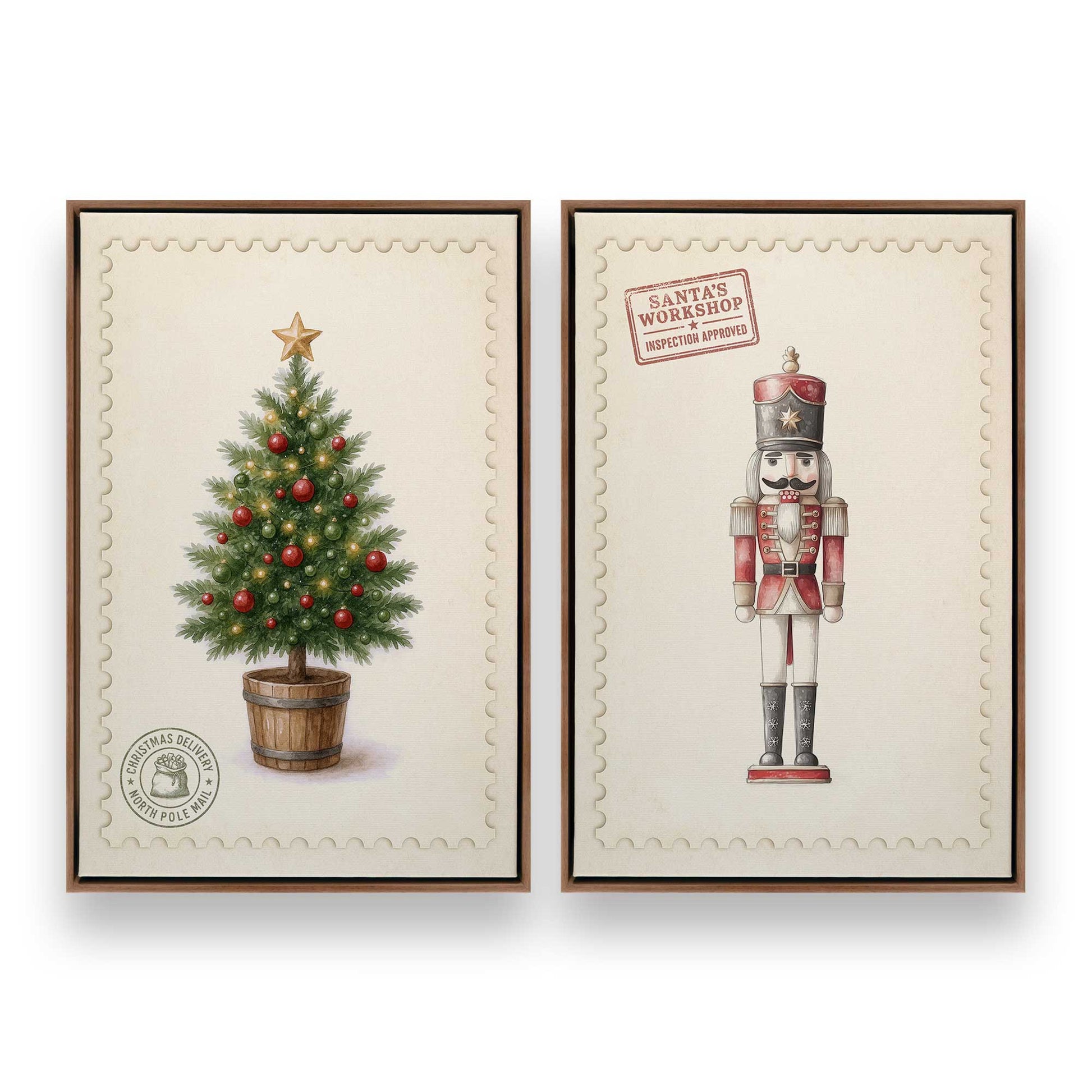 [Color:Walnut], Picture of art in a Walnut frame