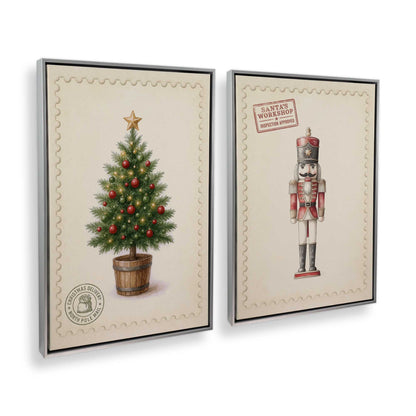 [Color:Polished Chrome], Picture of art in a Polished Chrome frame at an angle