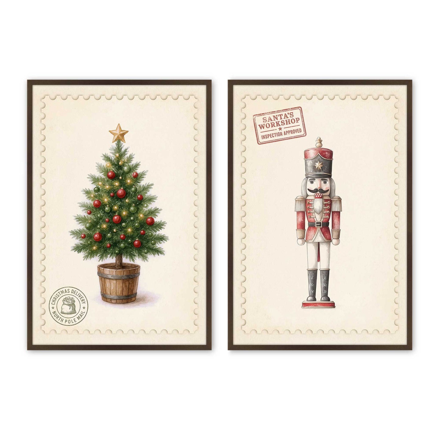 [Color:Belvinder Brown], Picture of art in a Belvinder Brown frame