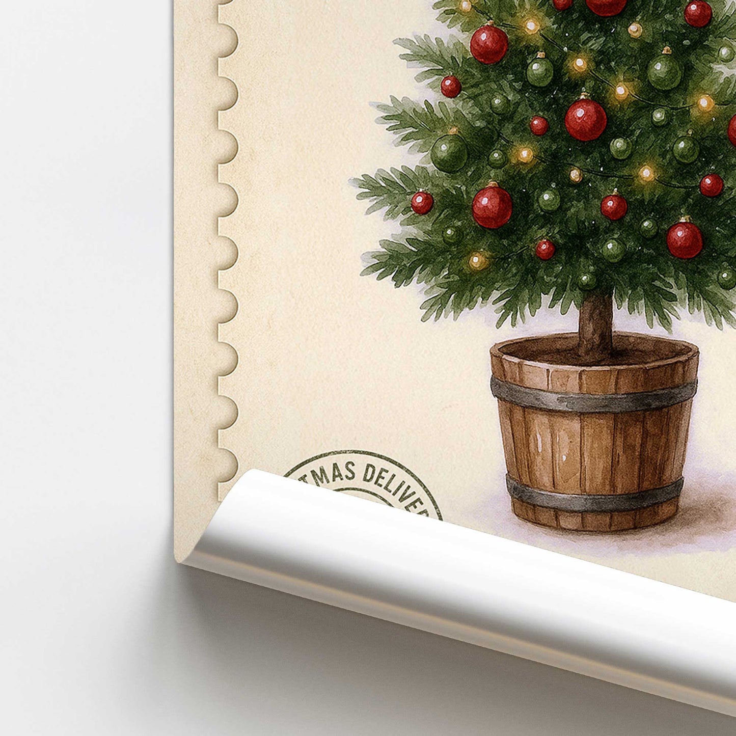 [color:Rolled Print], Picture of close up of art