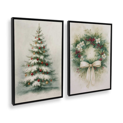 [Color:Satin Black], Picture of art in a Satin Black frame at an angle