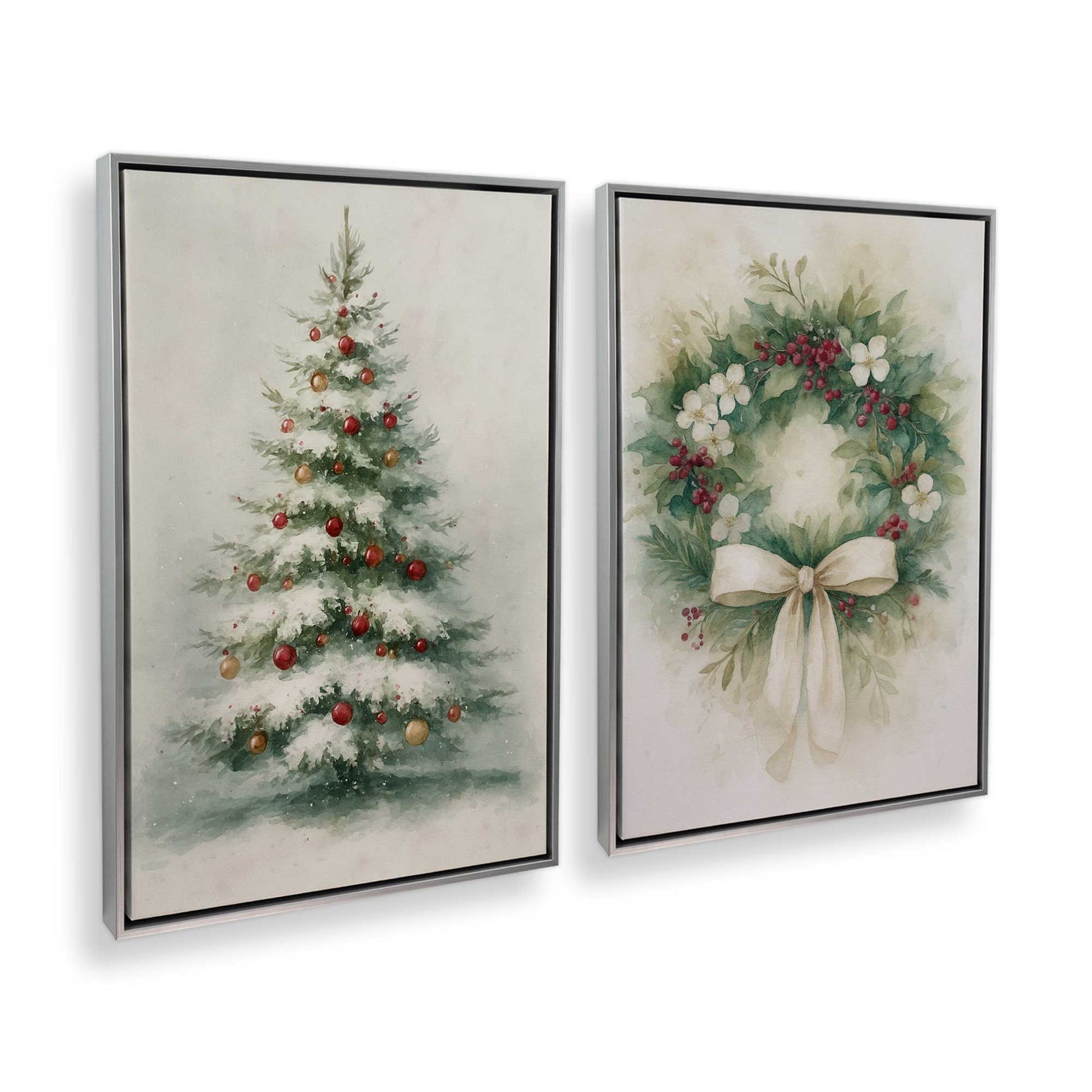 [Color:Polished Chrome], Picture of art in a Polished Chrome frame at an angle