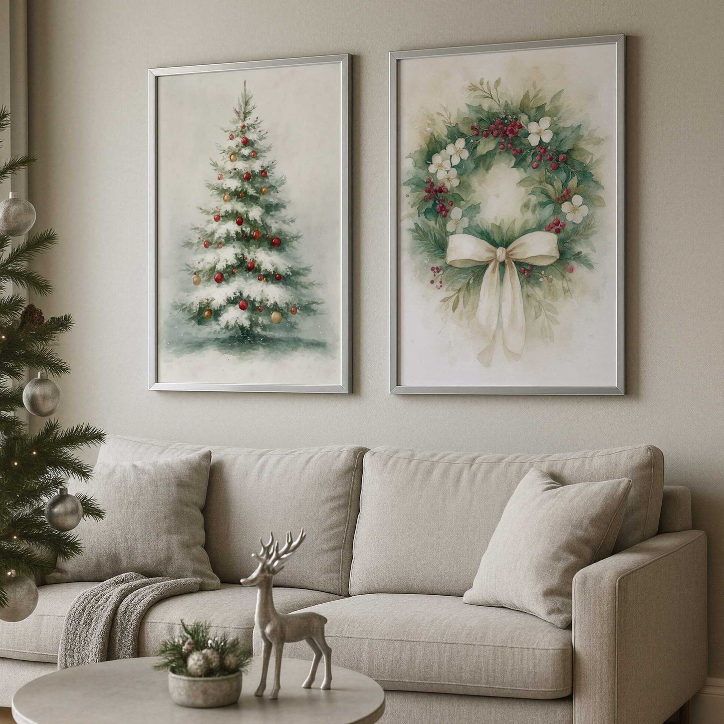 [Color:Satin Black], Picture of art in a Satin Black frame