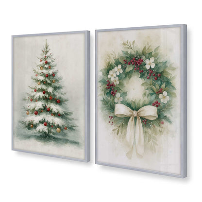 [Color:Polished Chrome], Picture of art in a Polished Chrome frame at an angle