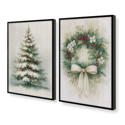 [Color:Satin Black], Picture of art in a Satin Black frame at an angle