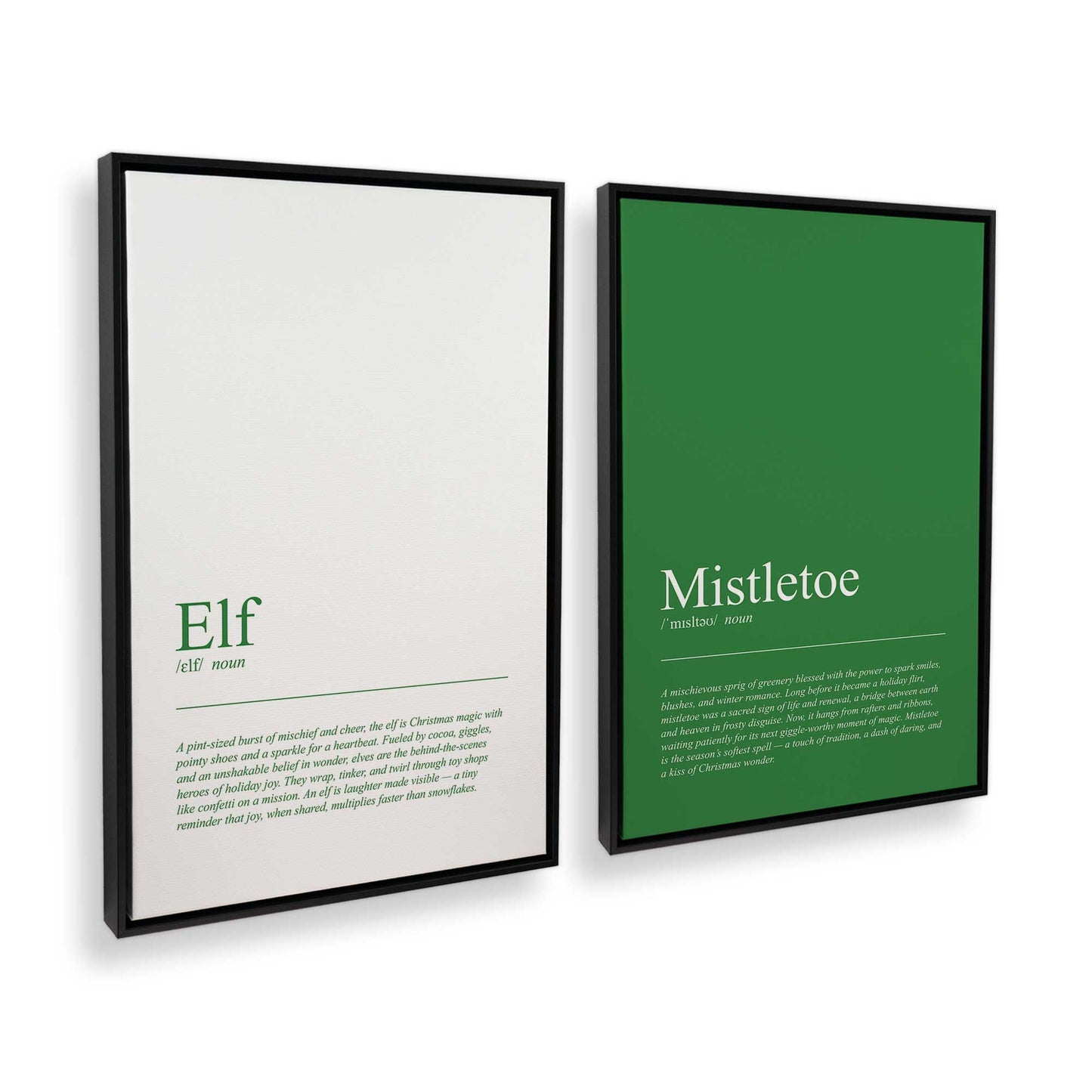 [Color:Satin Black], Picture of art in a Satin Black frame at an angle