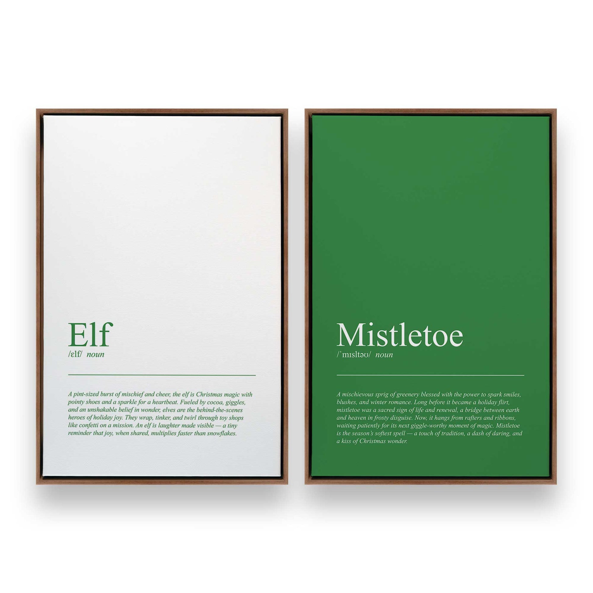 [Color:Walnut], Picture of art in a Walnut frame