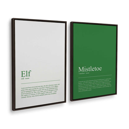 [Color:Espresso], Picture of art in a Espresso frame at an angle