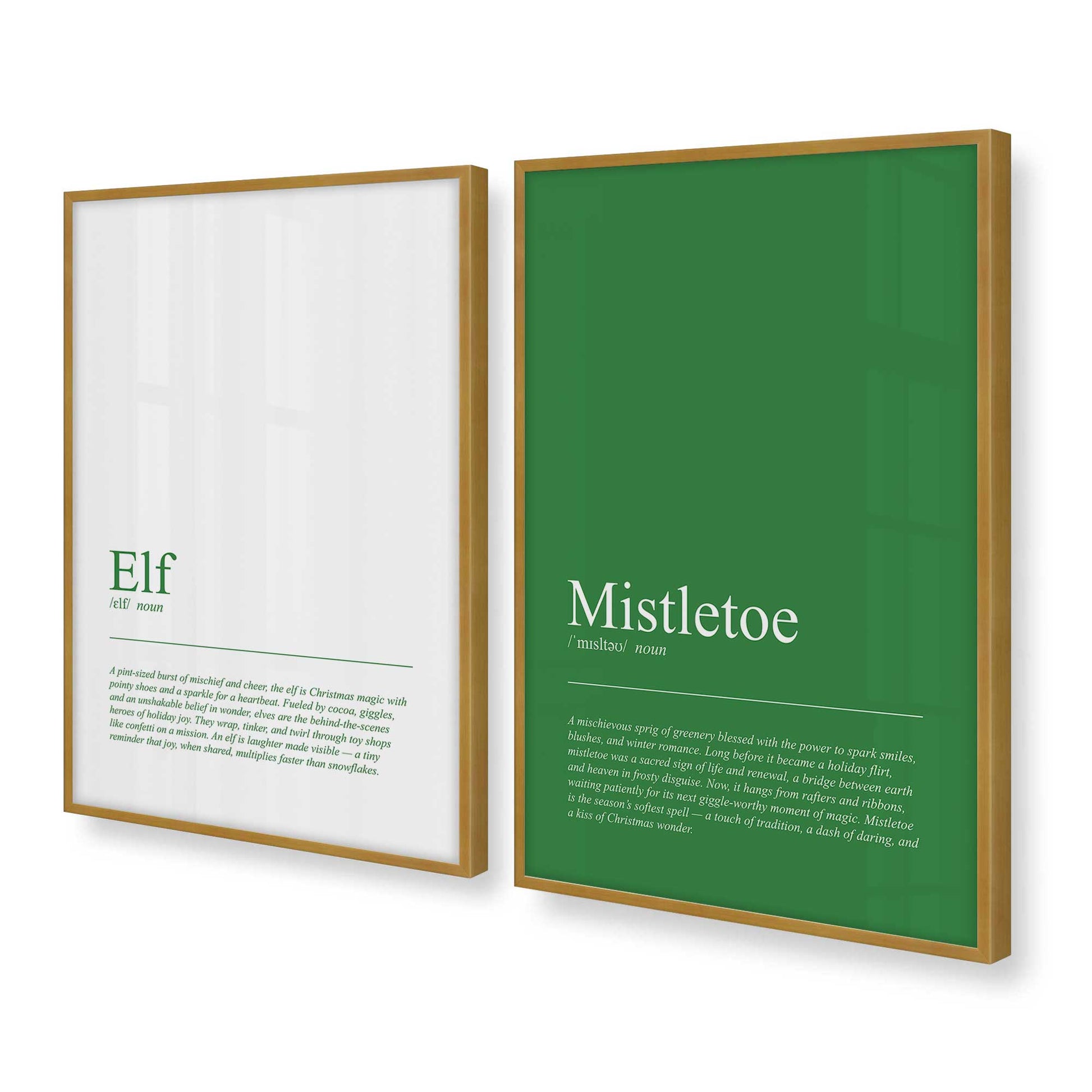 [Color:Polished Gold], Picture of art in a Polished Gold frame at an angle