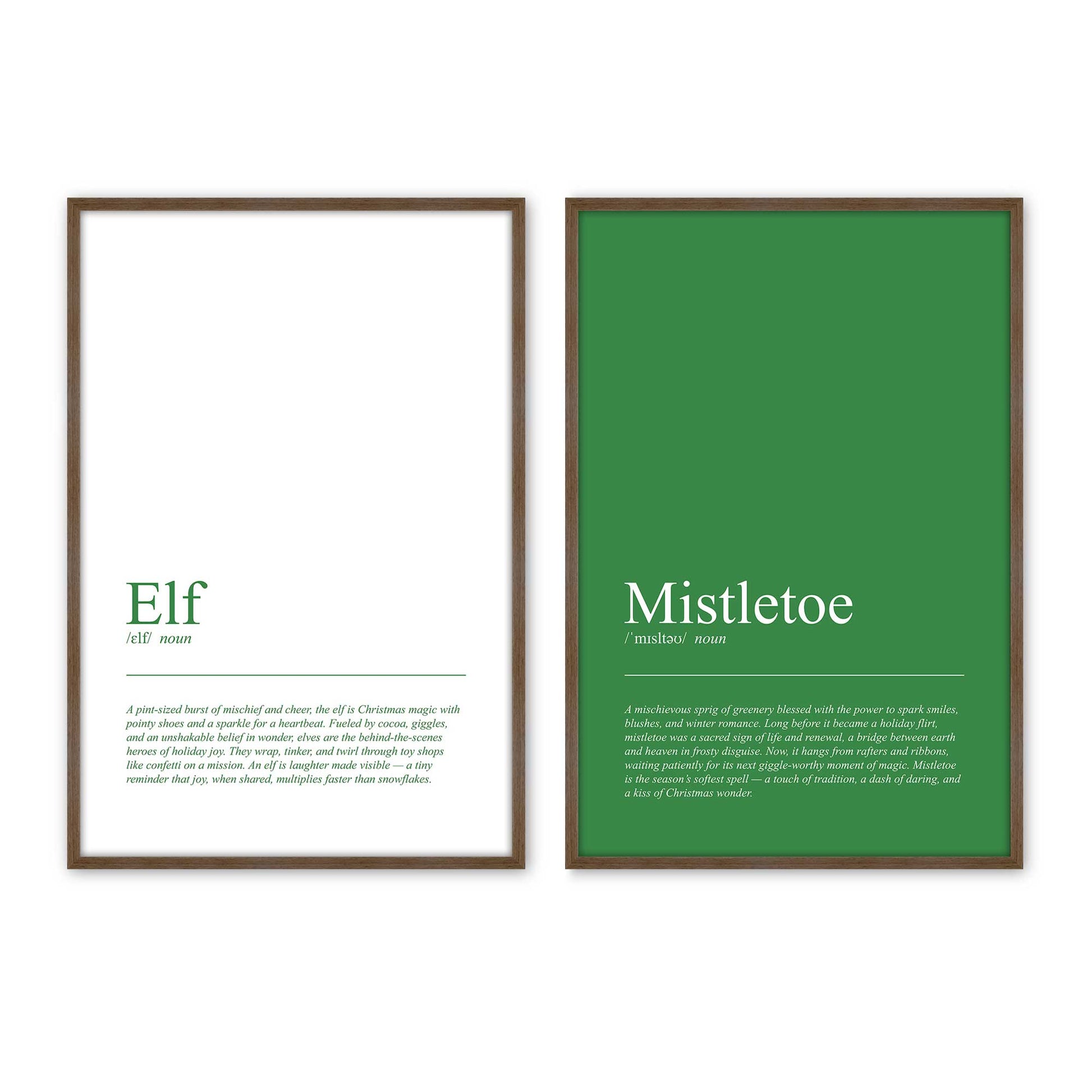 [Color:Walnut], Picture of art in a Walnut frame