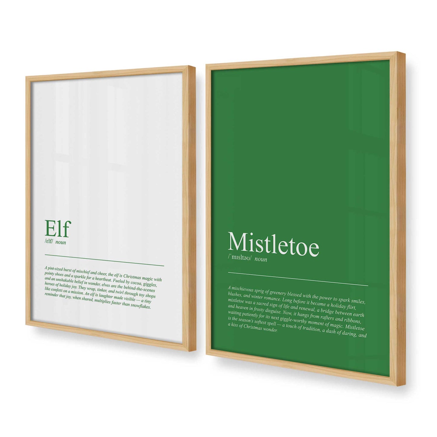 [Color:American Maple], Picture of art in a American Maple frame at an angle