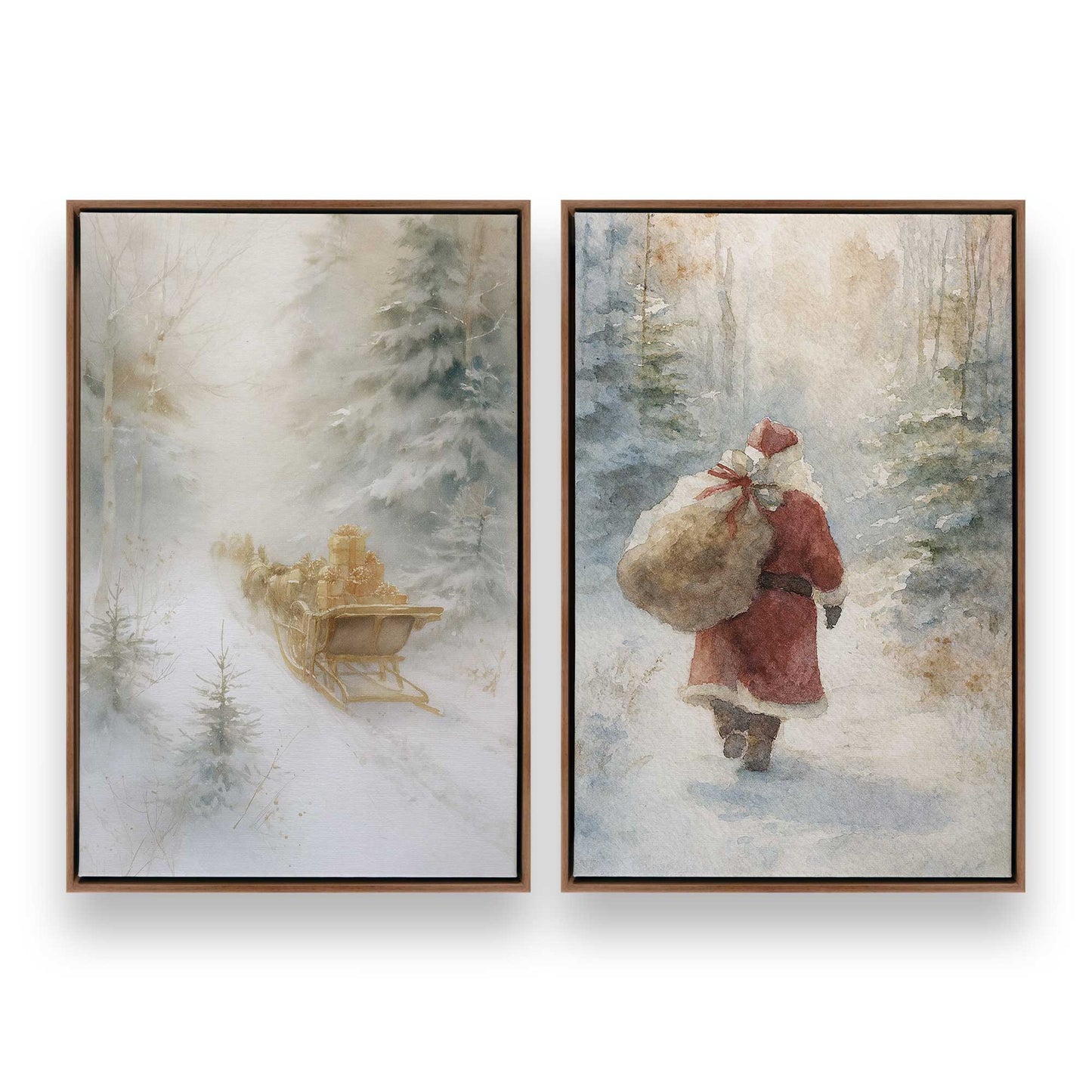 [Color:Walnut], Picture of art in a Walnut frame