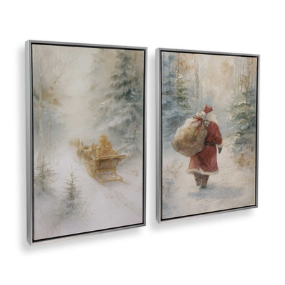 [Color:Polished Chrome], Picture of art in a Polished Chrome frame at an angle