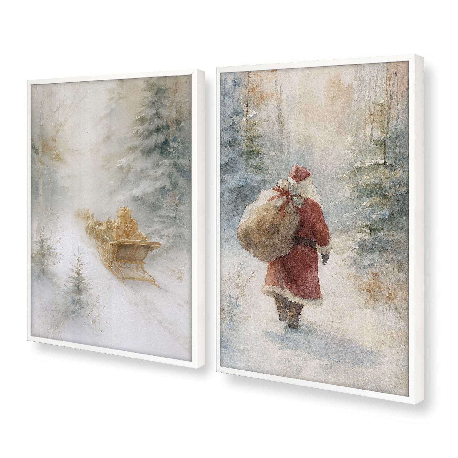 [Color:Opaque White], Picture of art in a Opaque White frame at an angle