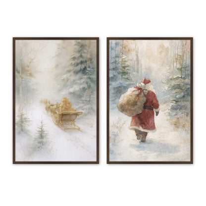 [Color:Belvinder Brown], Picture of art in a Belvinder Brown frame