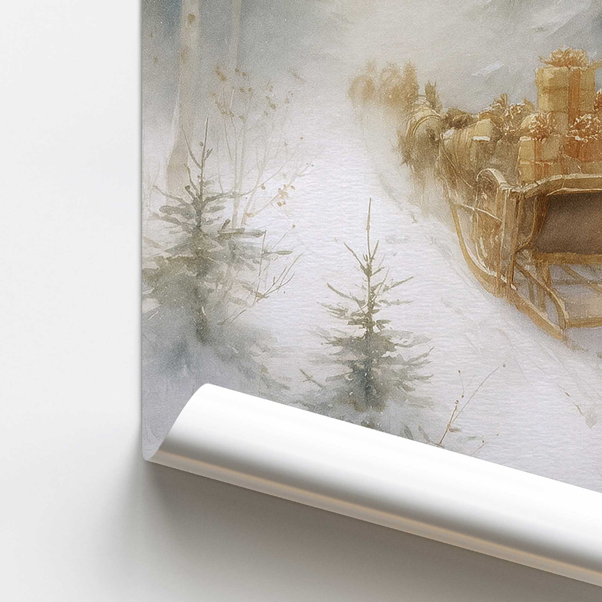 [color:Rolled Print], Picture of close up of art