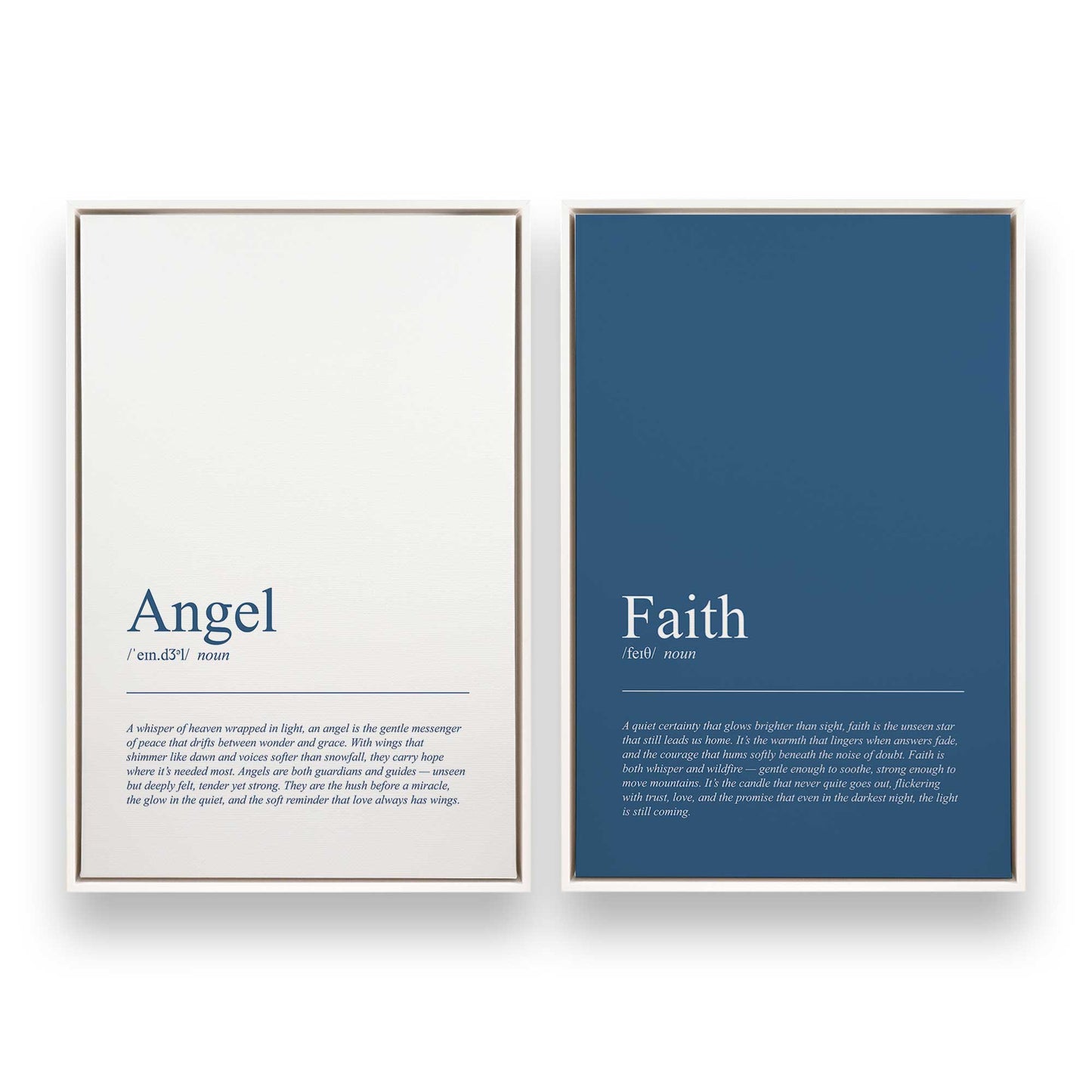 [Color:Opaque White], Picture of art in a White frame