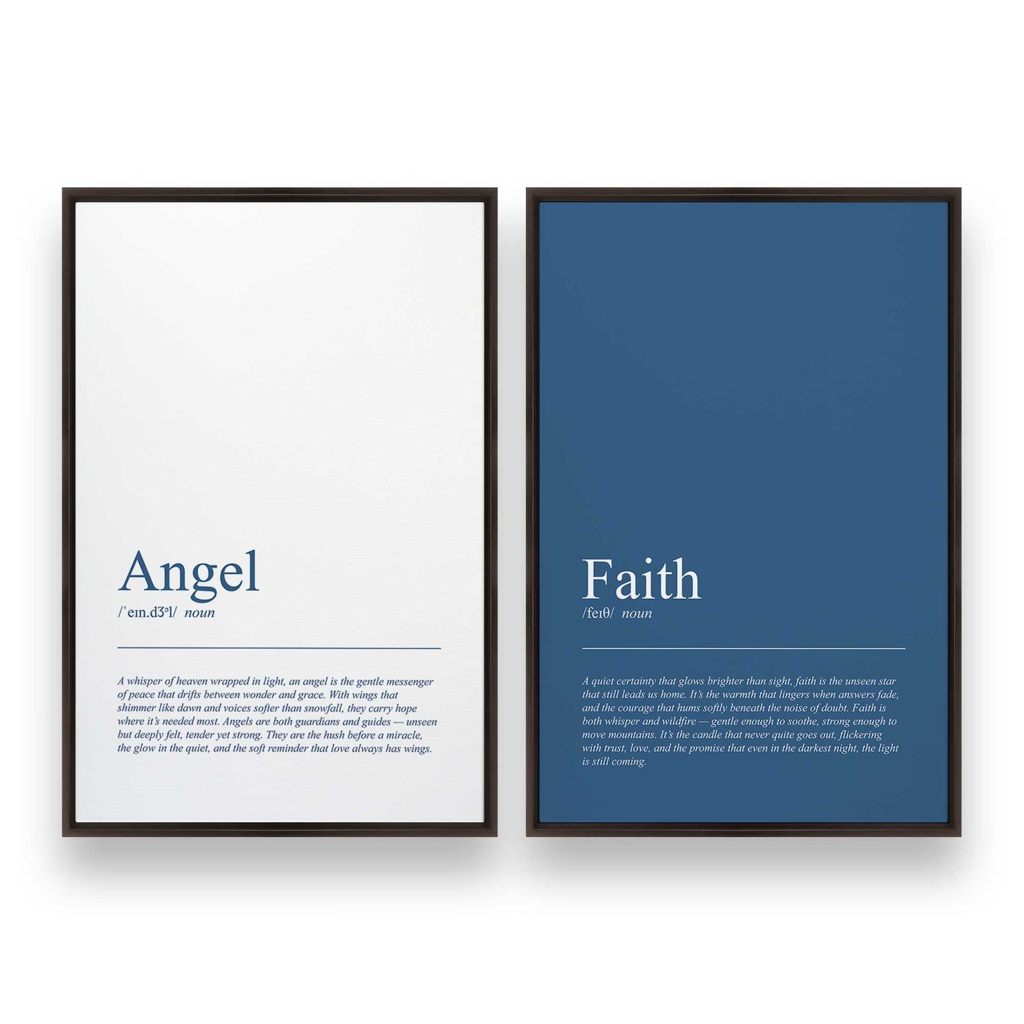 [Color:Espresso], Picture of art in a Espresso frame