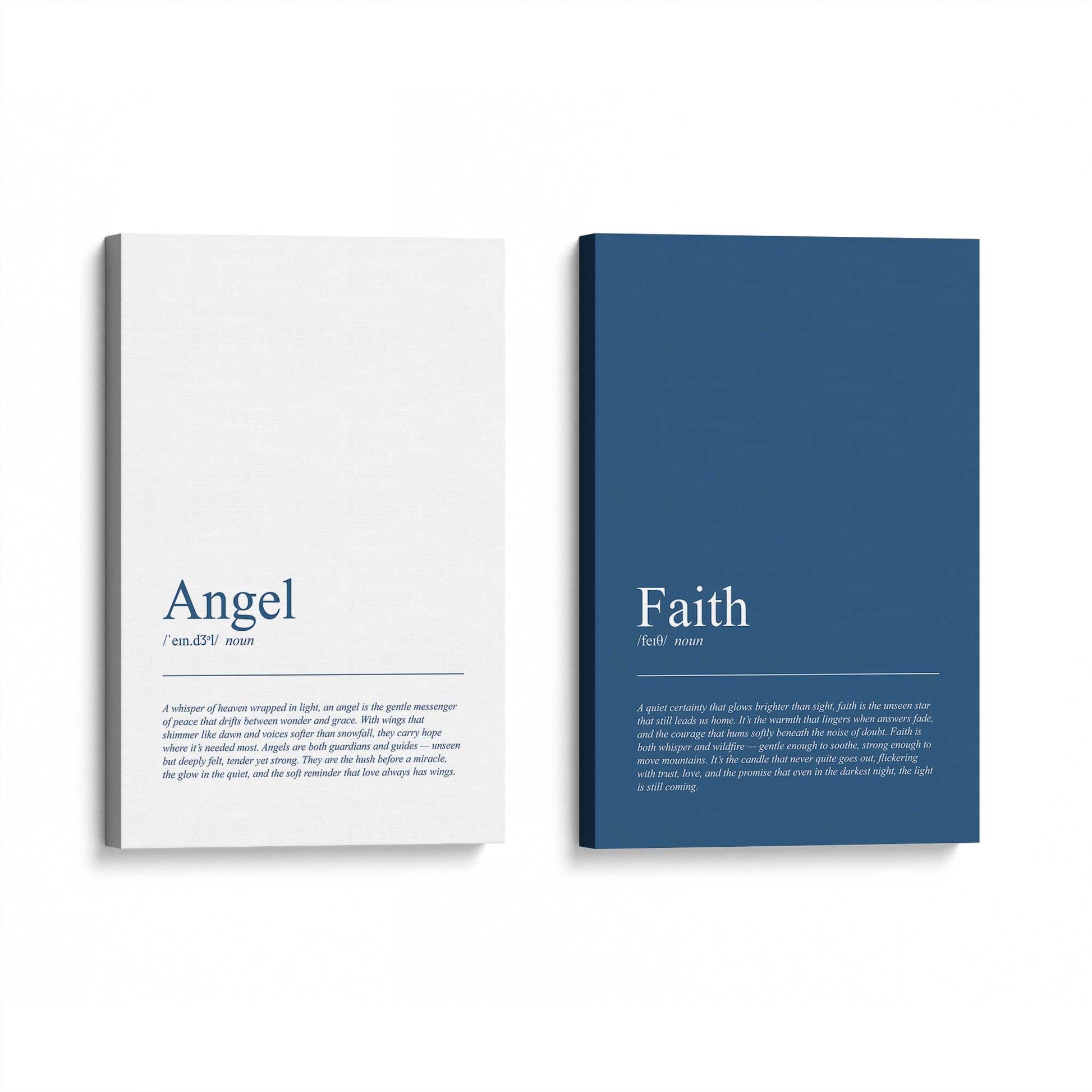 [Color:Stretched Canvas], Picture of art at an angle