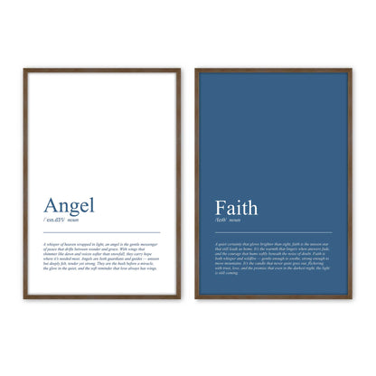 [Color:Walnut], Picture of art in a Walnut frame