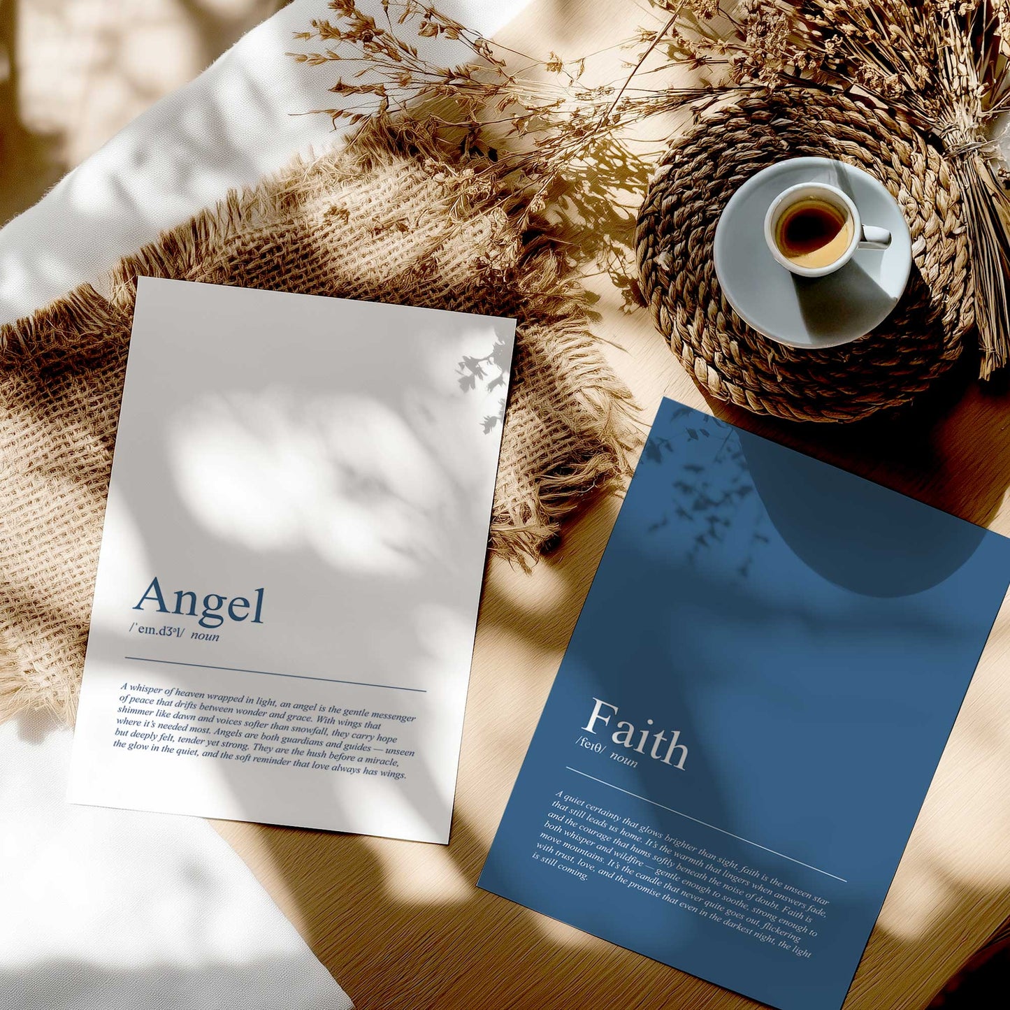 [color:Rolled Print], Picture in a room