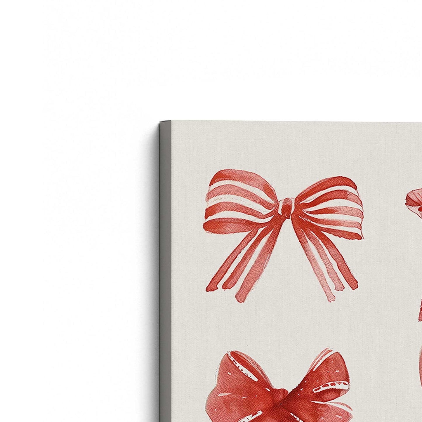 [Color:Stretched Canvas], Picture of the corner of the art